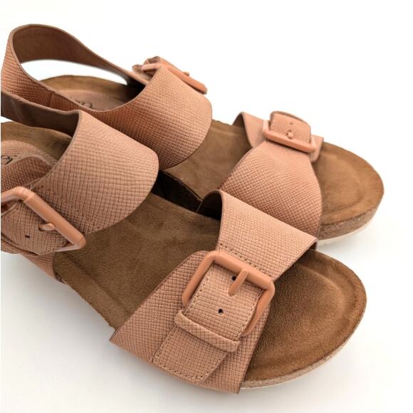 Eurosoft by Sofft Glinda Cork Wedge Sandal Women's Cognac Size US6.5 EU37 - Picture 11 of 11